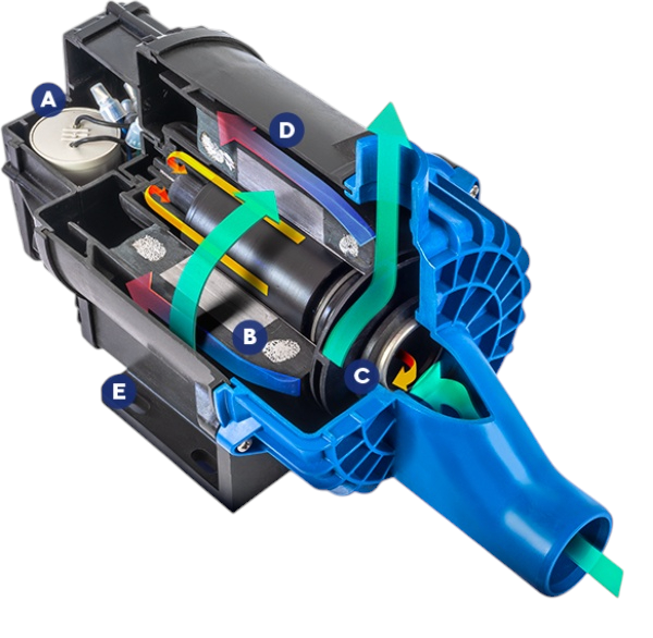 Pompe piscine 8streme - refroidissement moteur